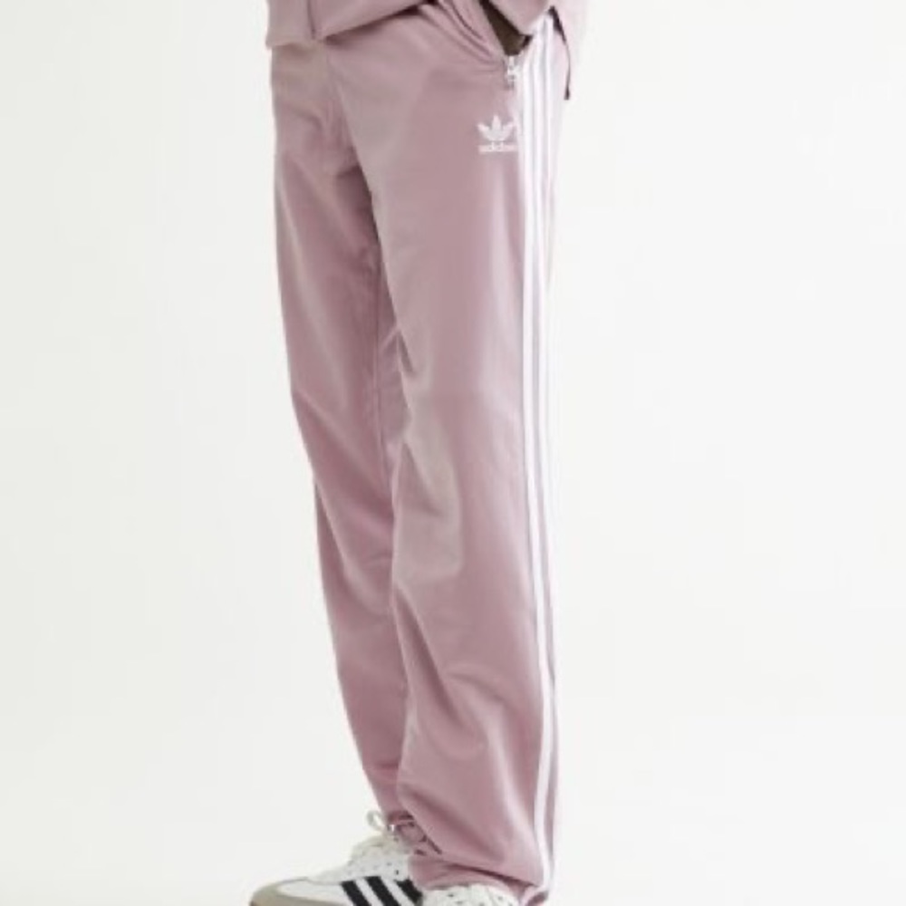 adidas Firebird Track Pant-Mauve-size Medium-NEW WITH TAGS